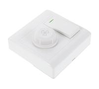 ABOOFAN Controlador de Ventilador de Techo Interruptor Deslizante y Panel Ajustable para Sala y Dormitorio, Placa Unipolar Compatible Control de Velocidad y Luz
