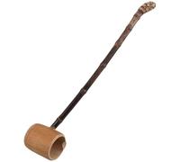 ABOOFAN Cucharón de Bambú y Forma de Cucharón de Agua Mango Largo Herramienta Multifuncional Fácil de Transportar Diseño Único para Cocina y Ceremonias de Té