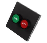 ABOOFAN Interruptor de Botón para Elevador con Función de Parada de Emergencia y Restablecimiento Automático Panel de Control Industrial Compacto y Duradero