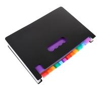 ABOOFAN Organizador de Documentos Expandible de Pp Múltiples Compartimentos para Oficina y Viaje, Carpeta Acordeón Portátil para Clasificar Archivos y Recibos