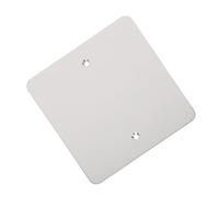 ABOOFAN Placa de Cubierta de Tomacorriente Ciega Tipo 120 de Acero Inoxidable 304, Cubierta Cuadrada Metálica para Pared y Techo, Tapa Decorativa para Enchufes Eléctricos, 1 Pieza