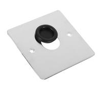 ABOOFAN Placa de Cubierta Metálica para de Cables, Acero Inoxidable 86, Tapa Ciega para Enchufes Eléctricos, Adecuado para Paredes y Techos en