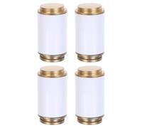 ABOOFAN Remates de Varilla para Cortinas de 22mm Diámetro, 4 Piezas de Resina Instalación Fácil y Protección para Cortinas, Diseño Elegante para Hogar u Oficina