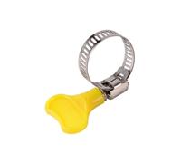 Abrazadera ajustable 8-38 mm manija plástica tornillo sin fin | Grapa apriete manual, for tuberías y adaptadores de grifo(19-29mm)