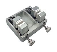 Abrazadera de alambre de soldadura - 3.07x2.66x1.29 pulgadas Dispositivo de aluminio de carga pesada, soporte de mesa de soldadura ajustable, abrazadera de mandíbula resistente al calor para el