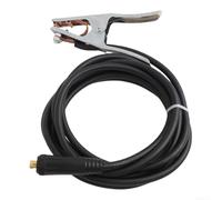 Abrazadera de alambre de tierra de cobre 300 A para uso con máquinas de soldadura y sistemas de corte por plasma, múltiples longitudes (5 metros)
