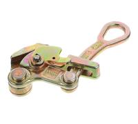 Abrazadera de Cable de Cobre Dorado, Pinza Manual Seguridad | Térmico Especial, Diseño Media Luna, Forja Precisa, para Cables y Tirantes en Construcción