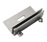 Abrazadera de costura de techo A2 para montaje de panel solar en techos de costura vertical diseñada para montaje de módulos fotovoltaicos y sistema de soporte