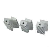 Abrazadera de extremo de panel solar, 10 unidades, soporte fotovoltaico de aluminio resistente para marco de panel de 30-45 mm, protección para todo tipo de clima, kit de fácil montaje (35 mm)