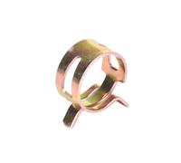 Abrazadera de manguera de resorte galvanizada de acero al manganeso de 65 MN, diámetro interior de 4 mm a 22 mm, hebilla elástica de acero, aro for tubería de agua, 10 unidades(4mm 10Pcs)