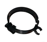 Abrazadera de manguera segura con clip de cable para Br450 Br700 Br700x Br800 Br800x Soplador de hojas Piezas de aspiración Soporte de tubo Color Negro Material fuerte Accesorio de fácil instalación