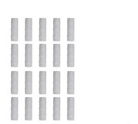 Abrazadera de plástico para invernadero, 20 clips de película para tubería de 19-33 mm, conectores de marco ABS + PC, soportes de aro de túnel antioxidantes, blanco (32 mm)