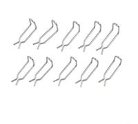 Abrazadera de resorte de acero inoxidable 304 de repuesto para Karcher K3 K4 K5 K6 para K7 Clip de manguera de lavado a presión de ajuste seguro herramienta de limpieza de jardín (paquete de 10)