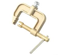 Abrazadera de tierra de cobre 500A en forma de G para soldadura de argón Clip de latón de alta corriente para equipos MIG TIG Fabricación de piezas de automóvil 125mm