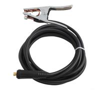 Abrazadera de tierra de cobre de 300 A para soldador y plasma, compatible con cable de tierra de 10 mm² de 2 m, 3 m, 4 m, 5 m, cabezal de terminal de cable opcional 35-50 (4 metros)