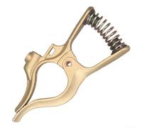 Abrazadera de tierra de soldadura de latón 300a, clip de tierra, agarre resistente para trabajos metálicos y reparación de vehículos, conexión estable de 177 mm