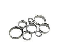 Abrazadera de tubo de PVC ajustable de una sola oreja de acero inoxidable 304 de 22,4-41 mm(29.9-33.1mm -20pcs)