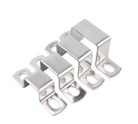 Abrazadera para tubos en U Abrazadera de acero inoxidable 304 con hebilla de alambre rectangular y cuadrado grueso, 2/4 unidades(40x40 2PCS)