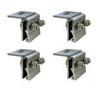 Abrazadera Plegable para techo Aluminio Panel Solar Abrazadera(4pcs)