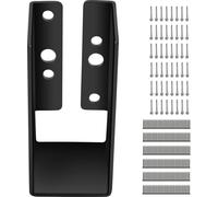 Abrazadera roscada, pieza base, soporte para postes, juego de 24 piezas para madera de 5x10 cm
