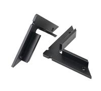 Abrazaderas angulares para carpintería - 90 grados de inglete para carpintería 2 piezas | Soporte para marco de herramientas posicionable para carpintería, muebles, armario, soldadura, construcción de