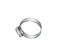 Abrazaderas de manguera de acero inoxidable, engranaje de tornillo sin fin ajustable, herramienta de tubo for tubería de agua, fontanería, línea de combustible, Intercooler, 10-30 Uds.(21-38mm-12pcs)