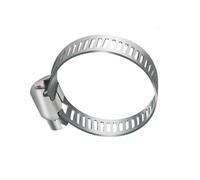 Abrazaderas de manguera de acero inoxidable, engranaje de tornillo sin fin ajustable, herramienta de tubo for tubería de agua, fontanería, línea de combustible, Intercooler, 10-30 Uds.(40-63mm-10pcs)