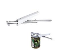 Abre Botes Tarros, Acero Inoxidable Abrelatas Manual Portátil Ajustable Abridor De Tapas Abridor De Botellas Con Orificio Abridor De Latas Abridor Tarros Para Personas Mayores Con Artritis
