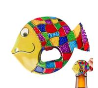Abrebotellas magnético,Abridor de botellas de pescado Adhesivo magnético