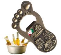 Abrebotellas magnético, decoración retro en forma de pie | Abrelatas y botellas magnéticas, para niñas, mujeres, hombres, refrigerador, decoración, regalo