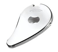 Abrelatas y abrebotellas para tarros, herramienta de cocina multifuncional de acero inoxidable con diseño de agarre [forma], compacto 5.1 x 3.3 x 0.35 pulgadas, 4.2 onzas, removedor manual de tapa y