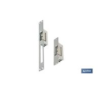 Cofan Abrepuertas eléctrico reversible | Medida de 250 mm | Color gris | 12 Voltios AC/DC