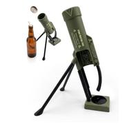 Abridor de botellas de cerveza Mortar, abridor automático de botellas de 51 mm, en forma de mortero, abridor de botellas de mano libre para empujar hacia abajo, divertido lanzamiento de tapas, para