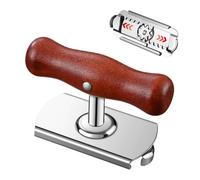 Abridor de botellas de madera, ajustable, portátil, de acero inoxidable, de mano, de 3.5 x 2.4 x 1.65 pulgadas, material para recuerdos de , herramienta de apertura para adultos y amantes