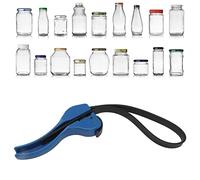 Abridor de botellas y frascos ajustable para personas mayores con artritis, bandas de goma, abridor de frascos con palanca, abridor de latas versátil con manija cómoda (36 x 25m / 14.2x9.8in)