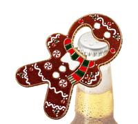 Abridor de cerveza Utensilio Magnético en Forma de Hombre de Jengibre para | abrebotellas manual para picnic, camping, barbacoa, reuniones al aire libre, hogar, cocina, comedor y fiesta