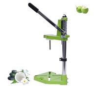 Abridor de coco manual vertical con mango palanca, altura ajustable y diseño resorte automático, herramienta apertura verde que ahorra mano obra for uso doméstico