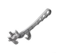 Abridor de cubos de metal y llave de tapa para cubo de pintura, removedor de tapa de contenedor de aluminio y abridor de tapa de lata de pintura para taller o uso industrial, herramientas de larga