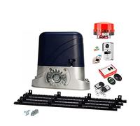 Abridor de puerta corredera con 3 de nylon Bastidores, Roller Gate Motor, diapositivas automática Puerta Kit de Operador de Valla calzada hasta 1800lbs(Kit f 3m rack)