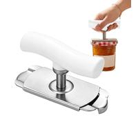 Abridor de tapa de tarro para personas mayores, herramienta abrebotellas de cocina ajustable, dispositivo ergonómico de agarre con rosca, diseño antideslizante fácil de girar, ayuda de