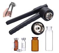 Abridor de tapas universal para botellas de 8 a 32 mm, abrebotellas manual de acero inoxidable con mango antideslizante, para tapas de aluminio y plástico