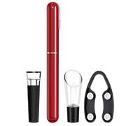 Abridor de vino manual - Sacacorchos ligero y sencillo | Abridor de vino a presión de aire con de bomba, para viajes, bar, cocina, hogar, restaurante, regalo