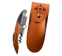 Abridor De Vino Personalizado, Sacacorchos Con Mango De Palisandro Grabado A Medida, Cortador De Láminas Y Extractor De Tapas, Llave De Vino Profesional 3 En 1 para Camareros, Sumilleres