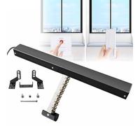 Abridor eléctrico de ventana con control remoto, actuador de motor de cadena de 24 V CC, carrera de 300 mm a 700 mm para tragaluces, rejillas de ventilación de techo, invernaderos y invernaderos