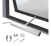 Abridor eléctrico de ventana de 24 V, actuador de cadena de bajo ruido 600N, carrera de 300-1000 mm con interruptor y control remoto opcional para tragaluz y rejillas de ventilación de techo