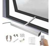 Abridor eléctrico de ventana de 24 V, actuador de cadena de bajo ruido 600N, carrera de 300-1000 mm con interruptor y control remoto opcional para tragaluz y rejillas de ventilación de techo