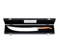 Abridor para champán LUXURY, 30 cm, mango de olivo, Laguiole