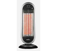 Abrila Akron Negro-Plata - Estufa Eléctrica De Carbono 900W