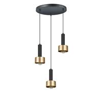 Abrila Allende Negro / Oro - Lámpara Moderna 3Xe27
