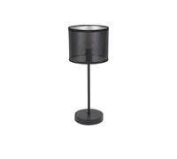 Abrila Anastasia Negro / Plata - Lámpara Sobremesa Moderno 1Xe14 17 Cm